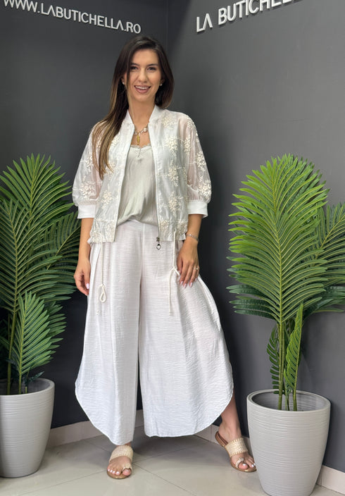 PANTALONI MARE BLU
