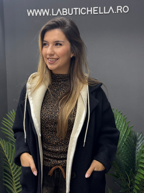 JACHETA NOIR PRESTIGE CASHMERE