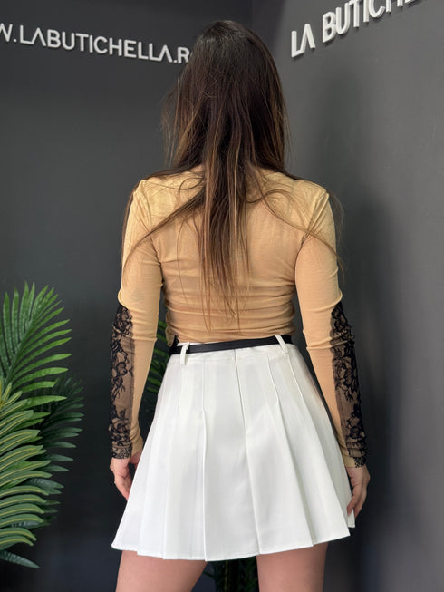 BLUZA NOTTE DI PIZZO