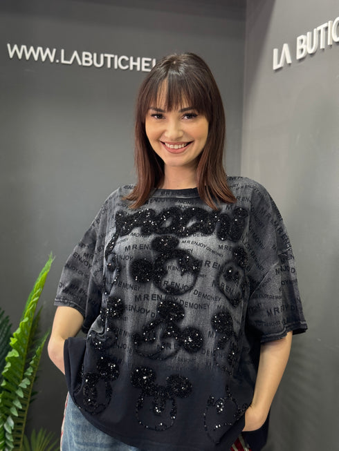 TRICOU MICKEY SEQUIN