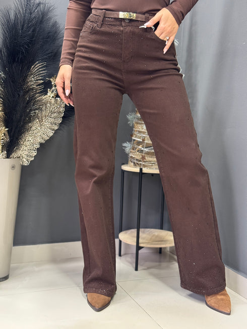 JEANS BROWN GLAM