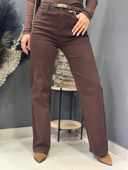 JEANS BROWN GLAM
