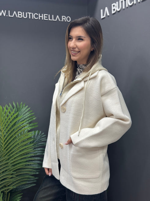 JACHETA CREAM PRESTIGE CASHMERE