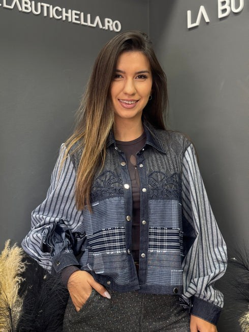 JACHETA REVERSIBLE DENIM