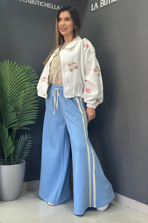 PANTALONI SIDE STRIPE