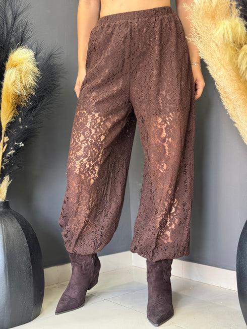 PANTALONI LACE BLOOM