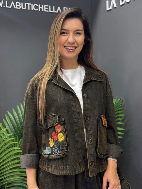 JACHETA VINTAGE FLOWER