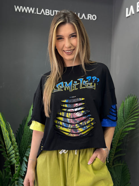 TRICOU BRIGHT TASSEL TEE