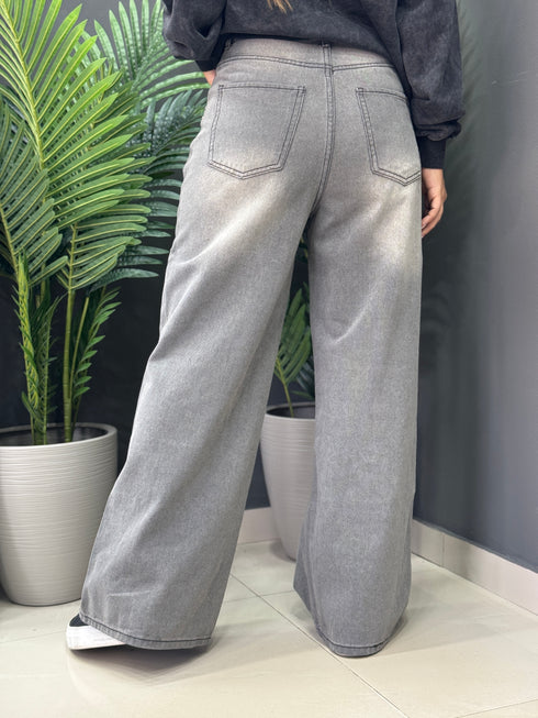 JEANS BLACK DENIM ANTELOPE