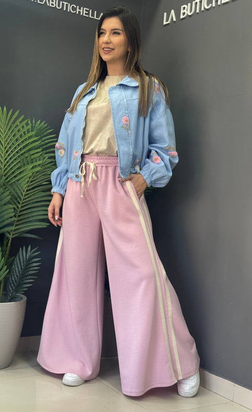 PANTALONI SIDE STRIPE