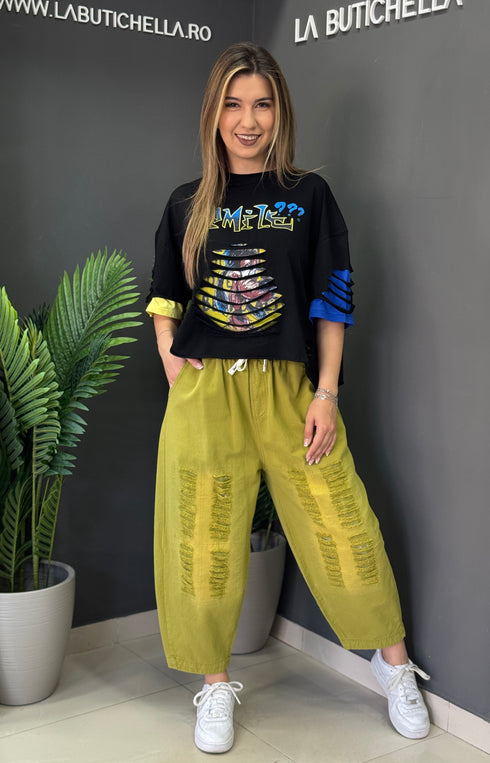 TRICOU BRIGHT TASSEL TEE