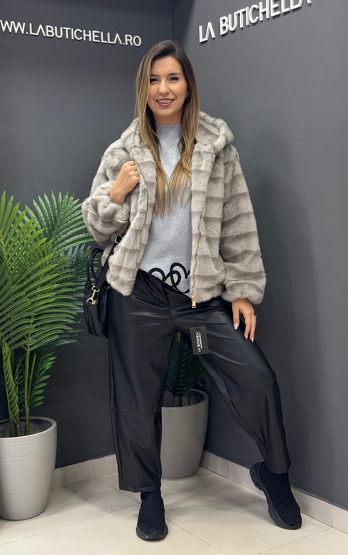 PANTALONI COZY LEATHER