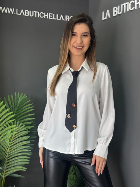 CAMASA BLACK TIE SHIRT