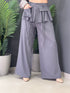 PANTALONI GREY FLARED