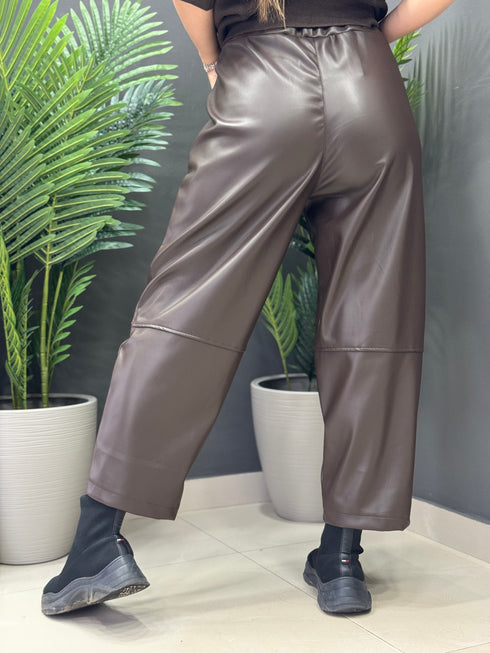 PANTALONI COZY LEATHER