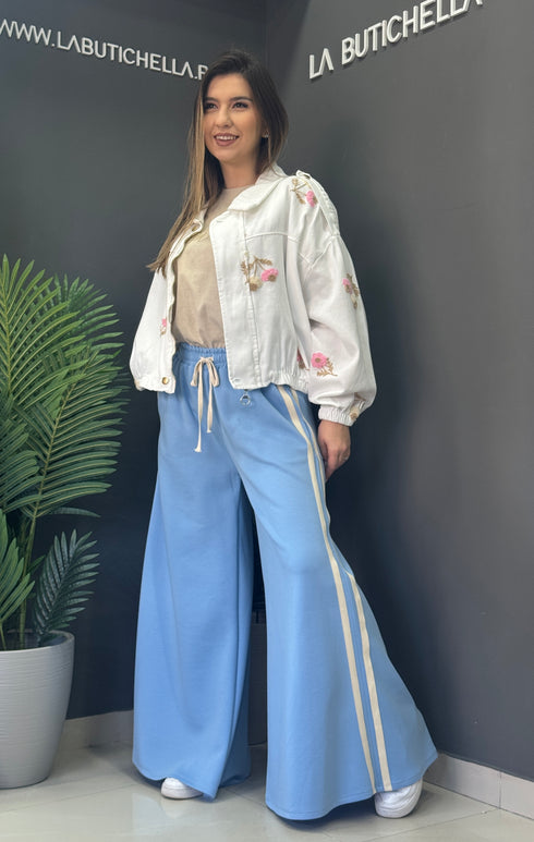 PANTALONI SIDE STRIPE