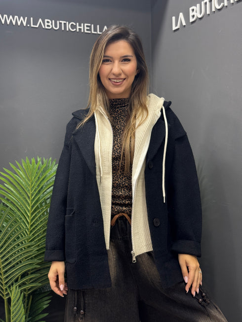 JACHETA NOIR PRESTIGE CASHMERE