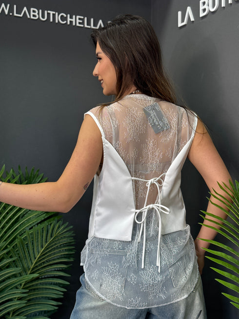 VESTA SATIN LACE