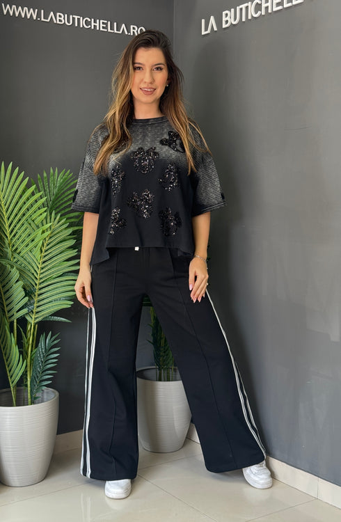 PANTALONI SIDE STRIPE