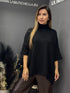 PULOVER ASYM KNIT