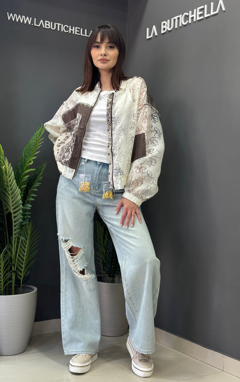 JACHETA ORGANZA BOMBER