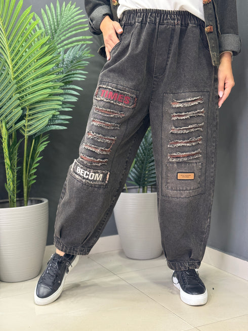 JEANS VINTAGE FRINGE