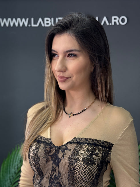 BLUZA NOTTE DI PIZZO
