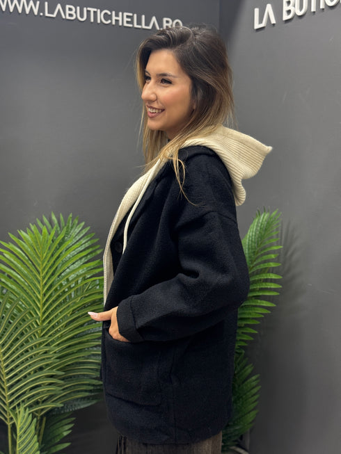 JACHETA NOIR PRESTIGE CASHMERE