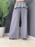 PANTALONI GREY FLARED