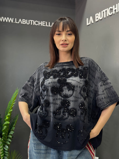 TRICOU MICKEY SEQUIN
