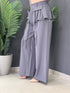 PANTALONI GREY FLARED