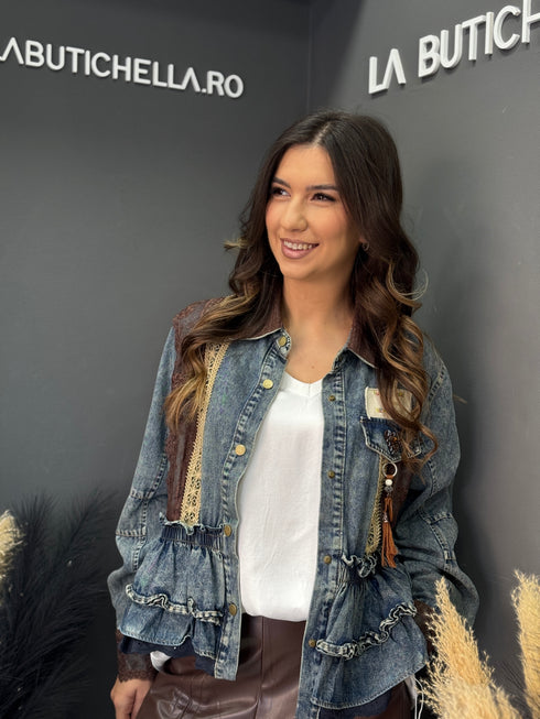 JACHETA LACE DENIM